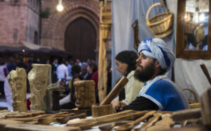 puesto feria medieval del descubrimiento